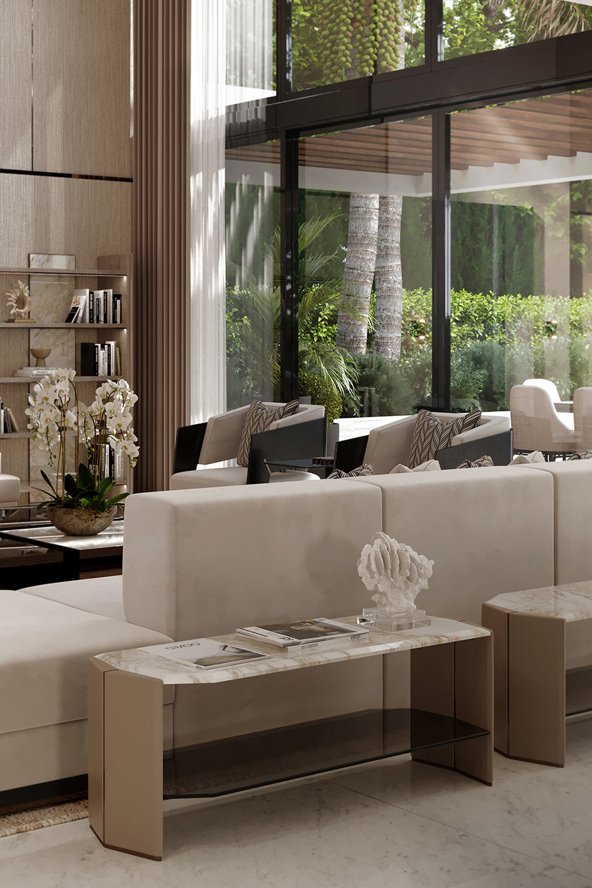 Algerone Long Side Table