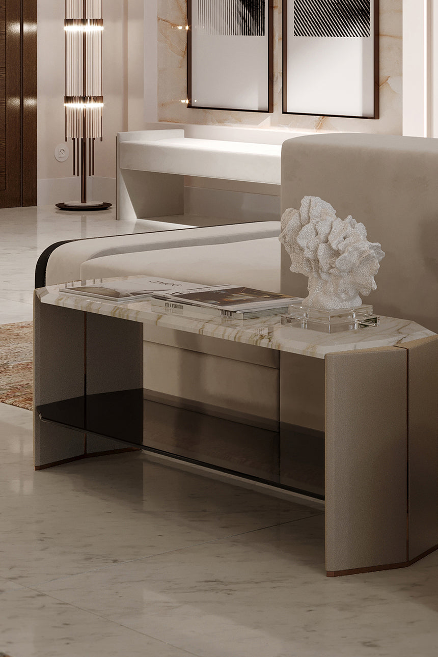 Algerone Long Side Table