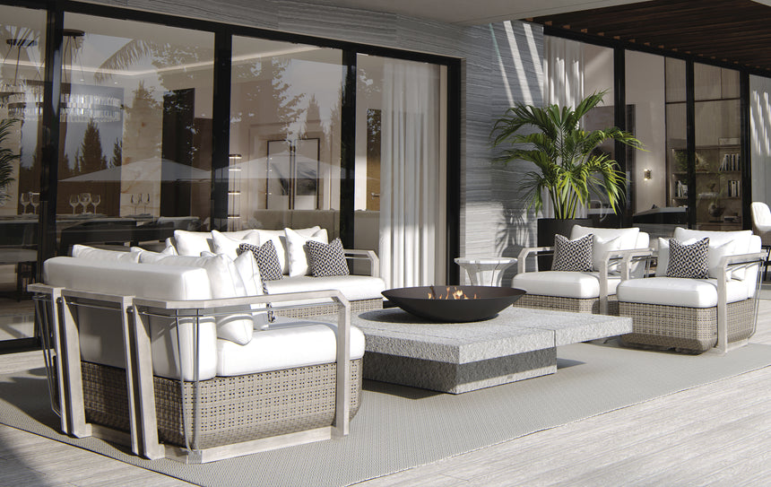 Hampton Wood Two-seat Sofa