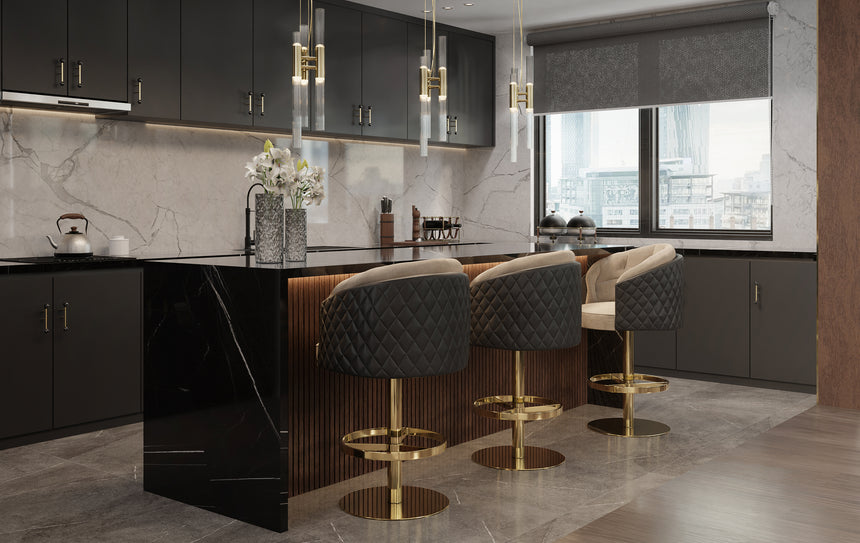 Otto Swivel Bar Chair