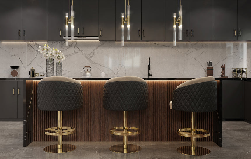 Otto Swivel Bar Chair