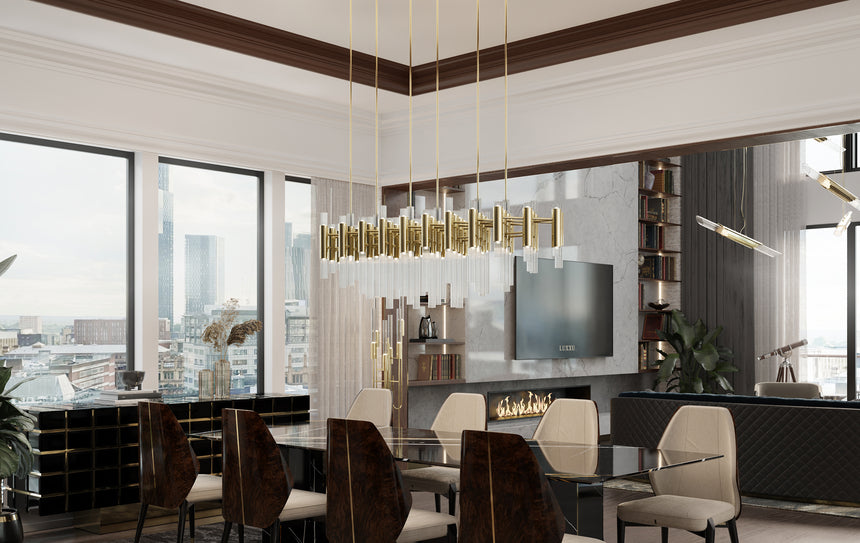 Waterfall Rectangular Suspension