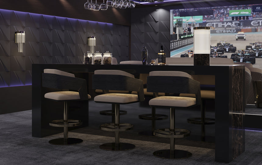 Galea Swivel Bar Chair