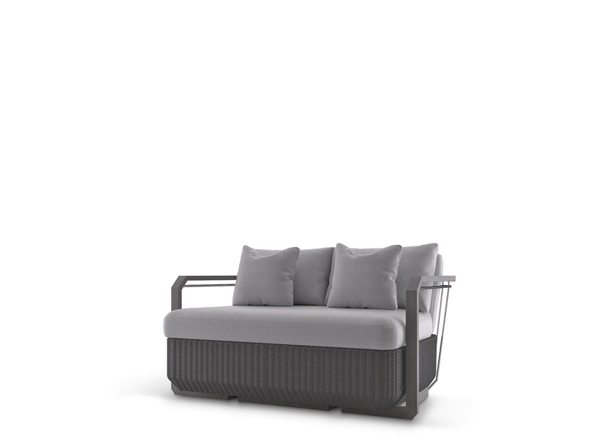 Hampton Grey Two-seat Sofa