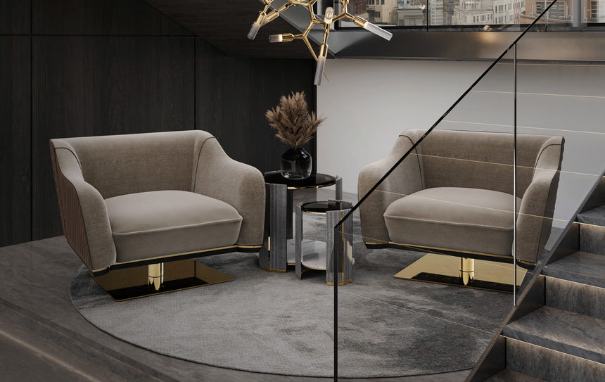 Saboteur Swivel Single Sofa