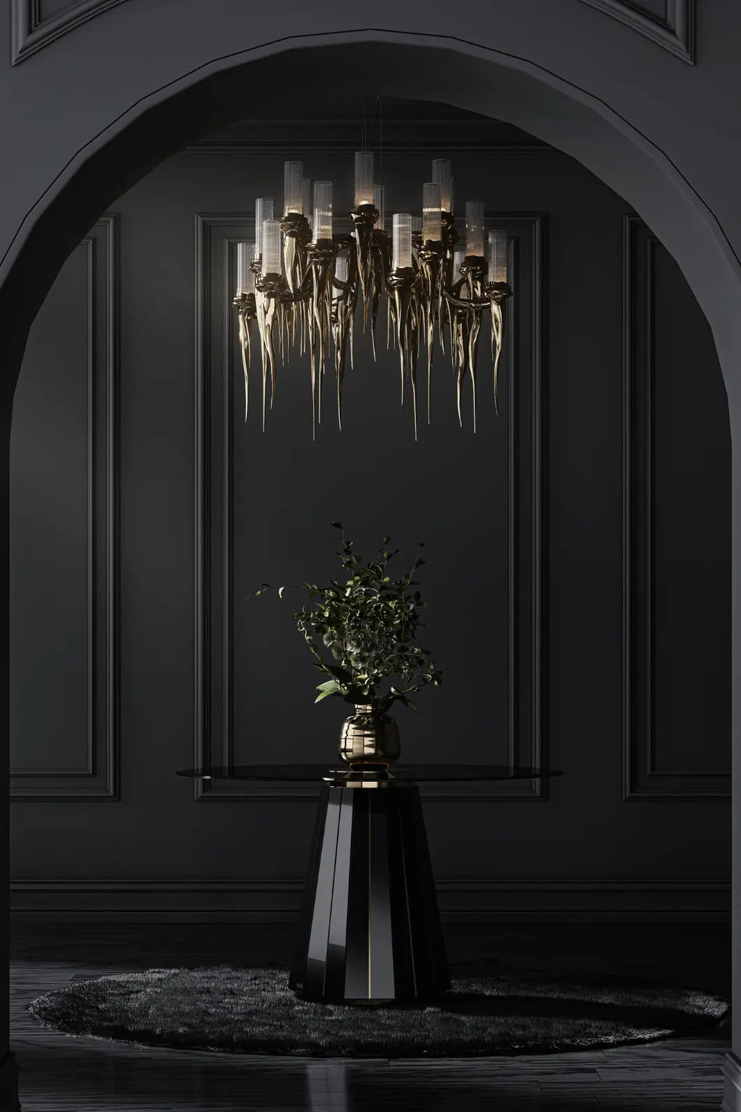 Wax Chandelier