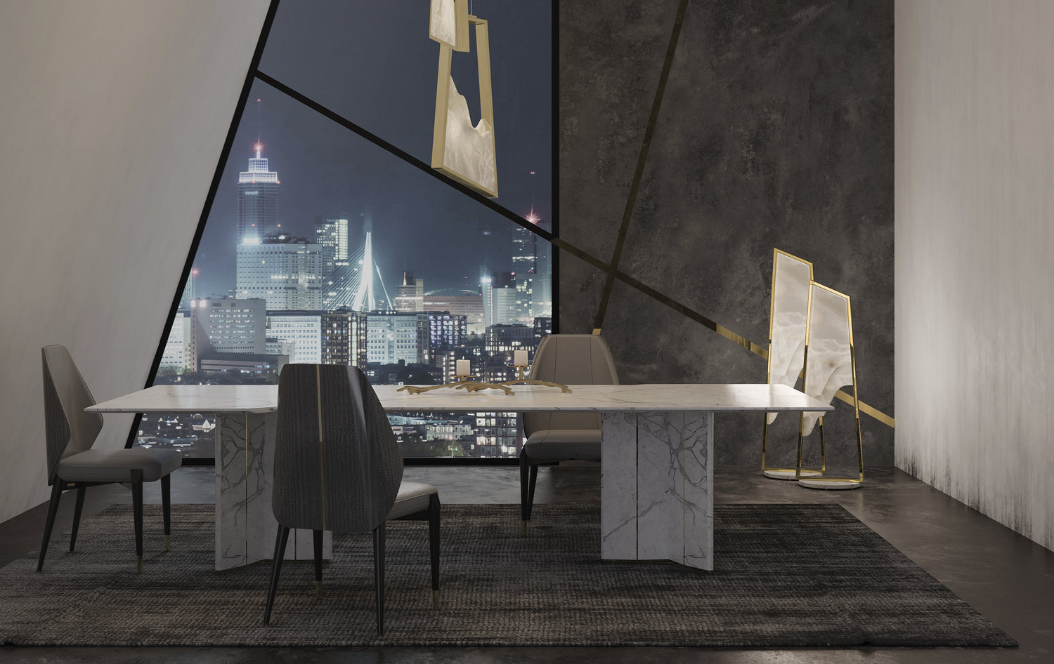 Algerone Rectangular Dining Table