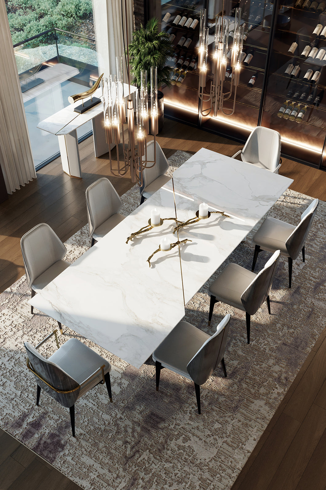 Algerone Rectangular Dining Table