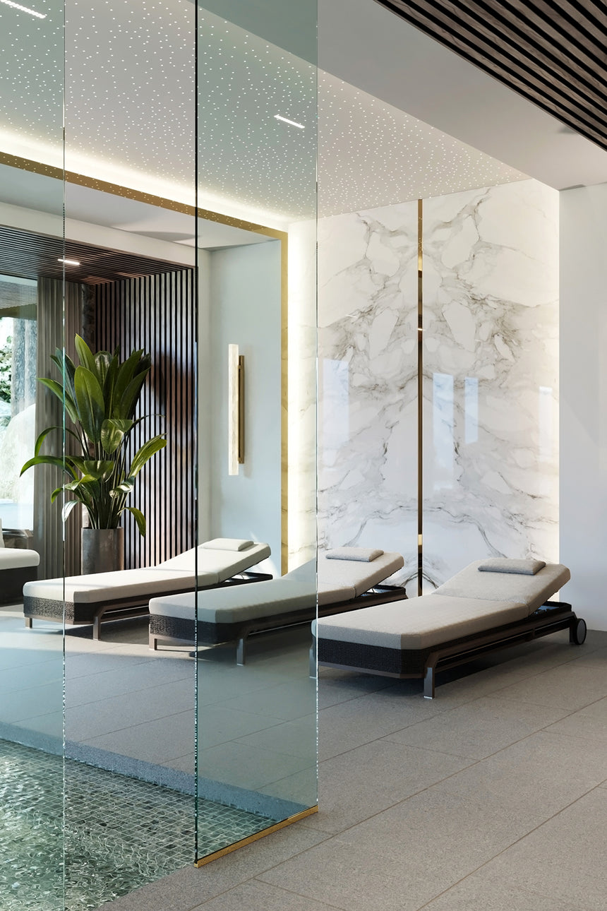 Hampton Grey Sunlounger