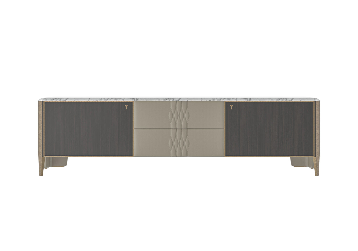 Geometric Design TV Console