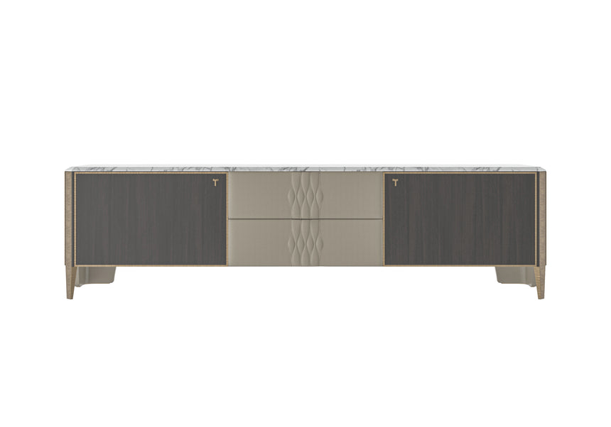 Geometric Design TV Console