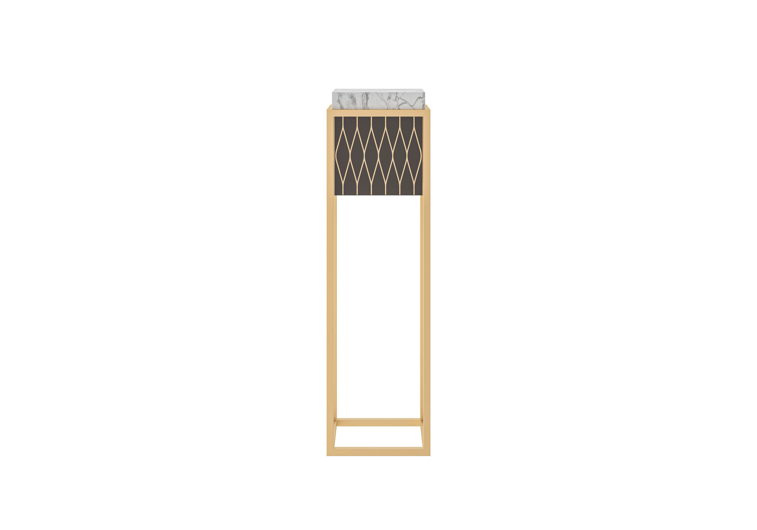 Contemporary Metal Vase Stand