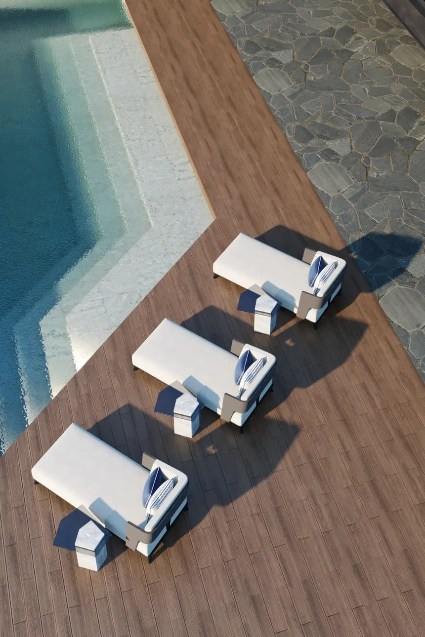 Galea Grey Chaise Longue