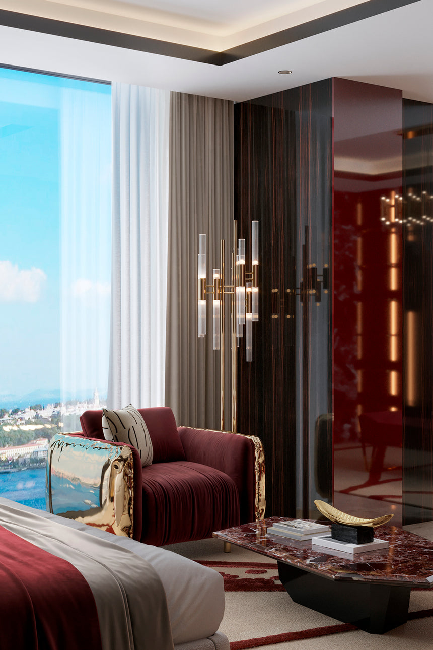 Waterfall Floor Lamp