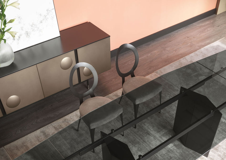 Miss Uncovered Backrest Dining Chair