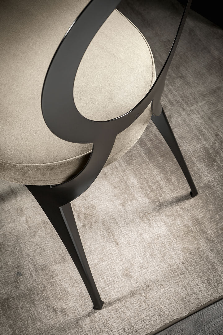 Miss Uncovered Backrest Dining Chair
