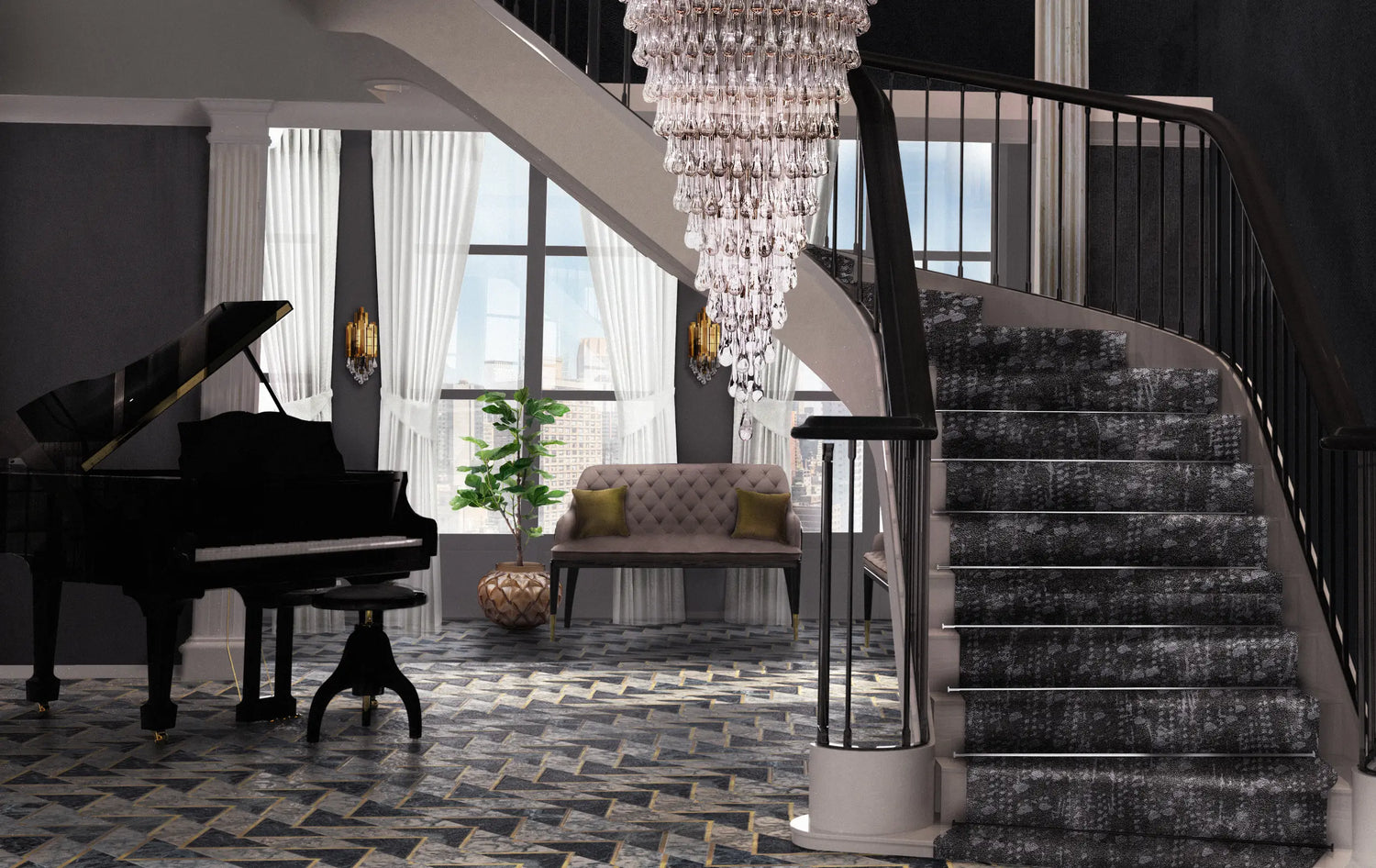 Charla Two-seat Chair