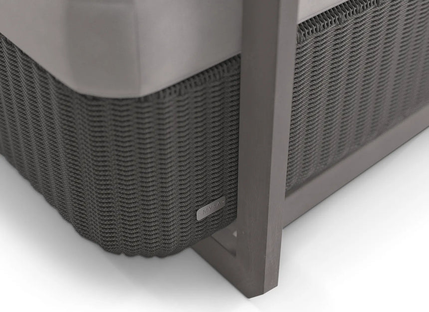 Hampton Grey Two-seat Sofa