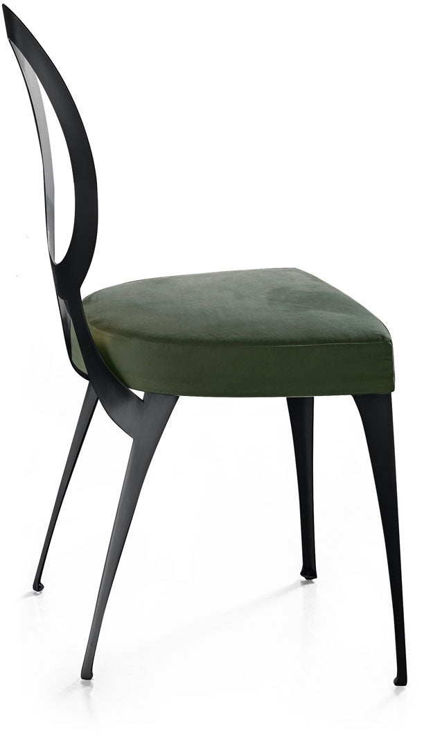 Miss Uncovered Backrest Dining Chair