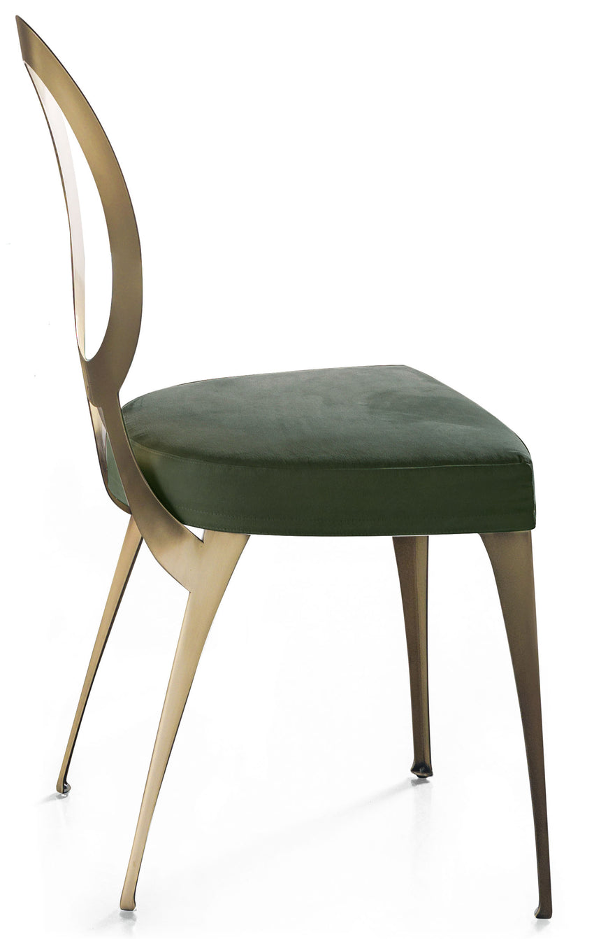 Miss Uncovered Backrest Dining Chair