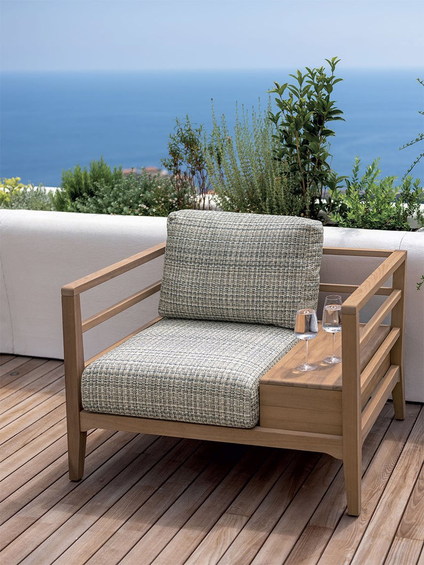 Stadel Outdoor Armchair with Storage Unit