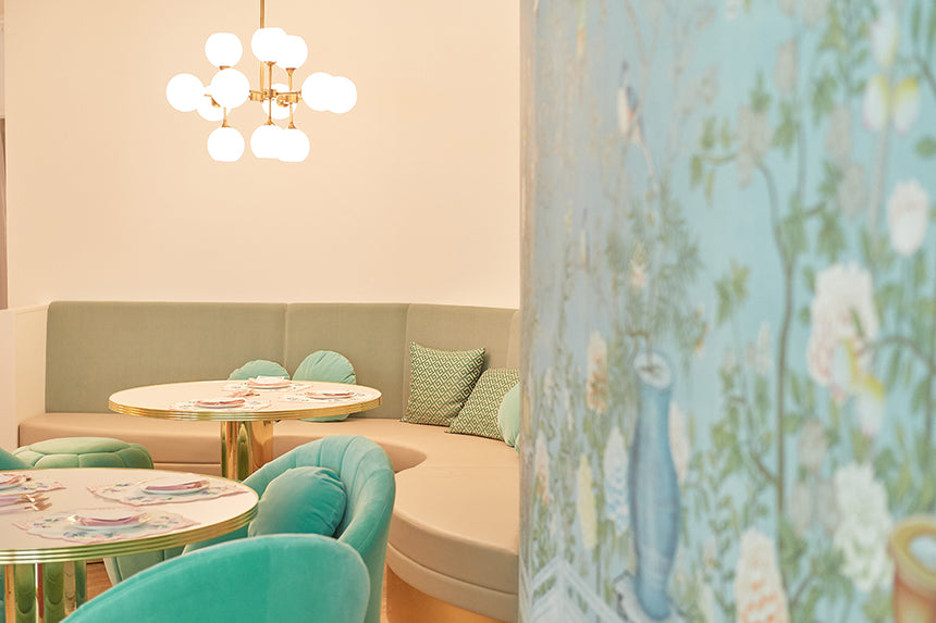 Chic Tea Room in The Mountains of Japan