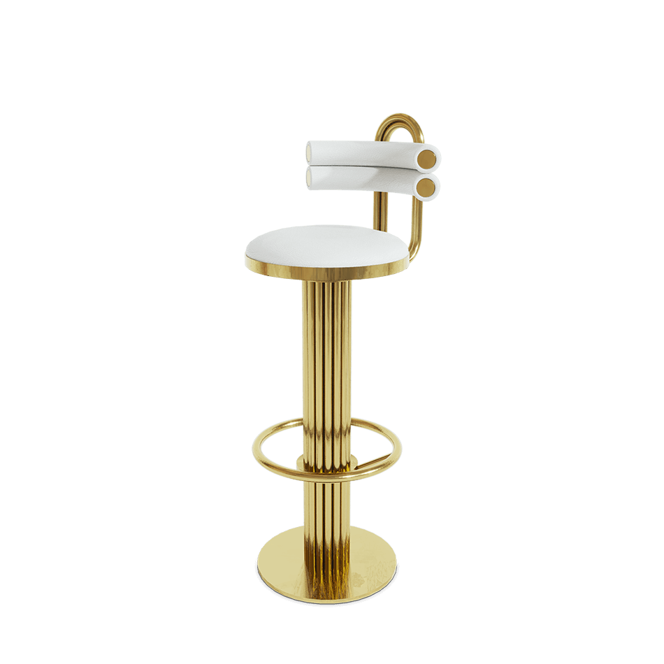 Kelly Demilune Bar Chair