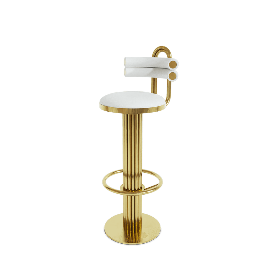 Kelly Demilune Bar Chair