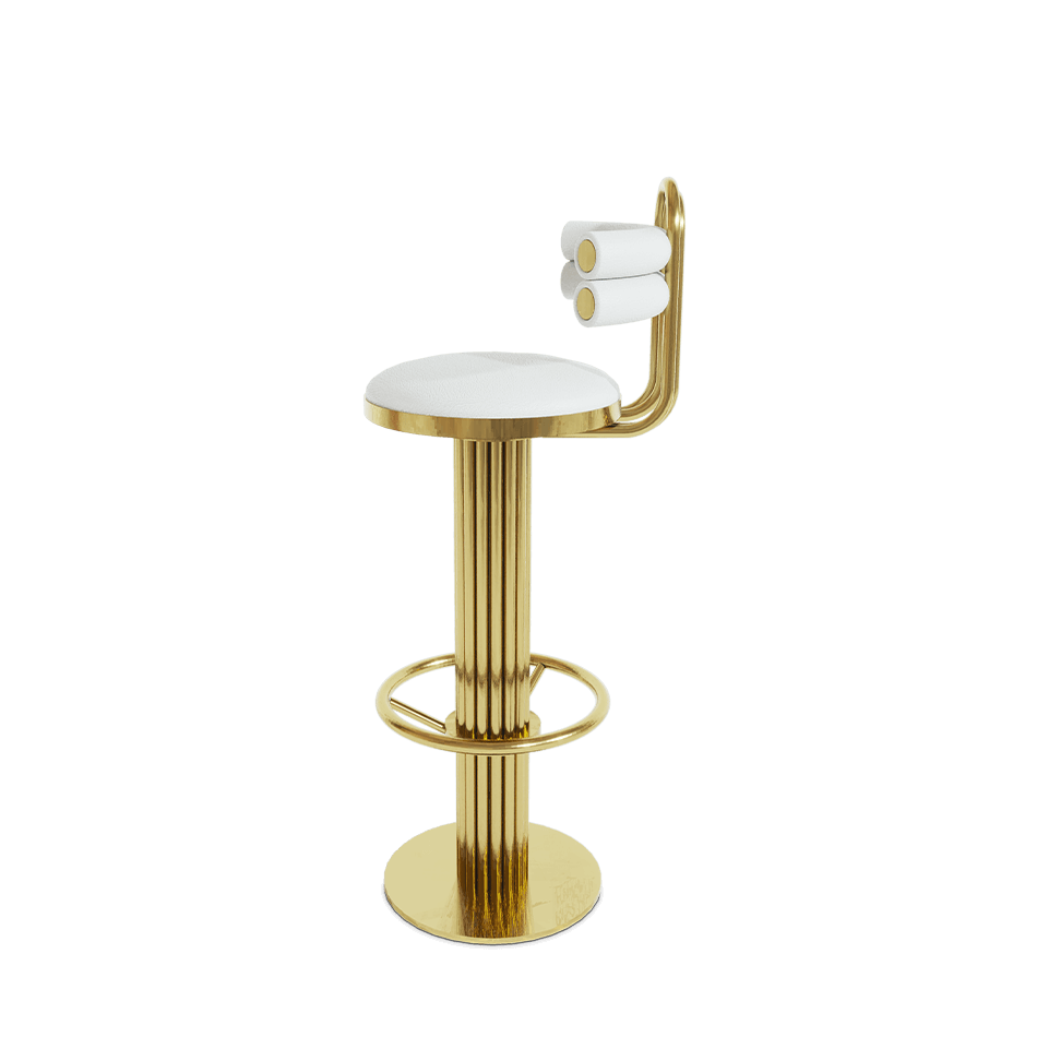 Kelly Demilune Bar Chair