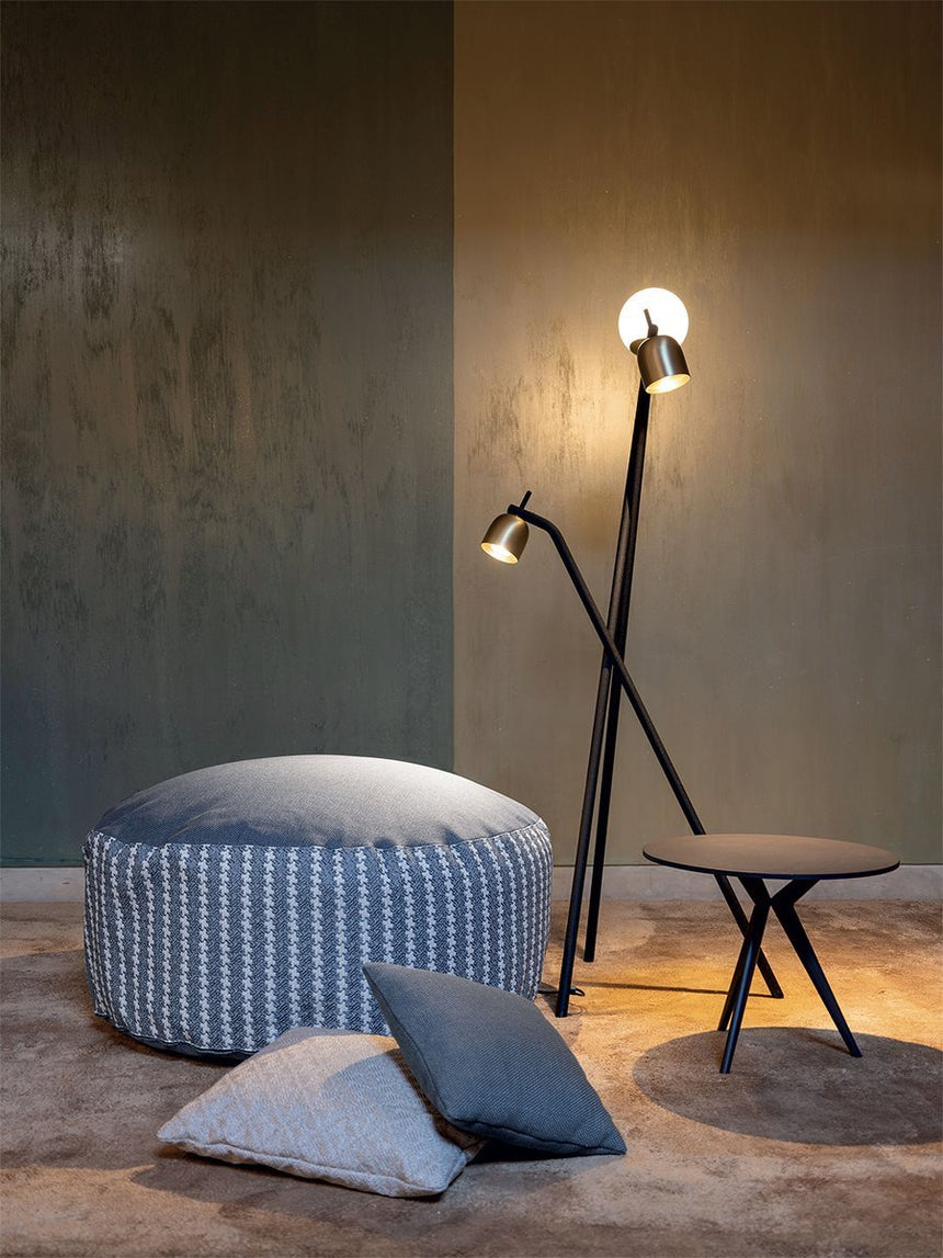 Round Outdoor Pouf Soft