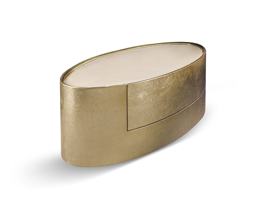 Mirage Elliptical Bedside Table