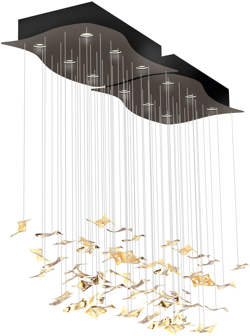 Manta Ray Chandelier