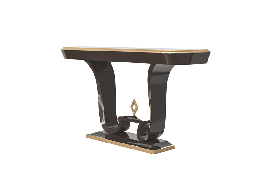 Sculptural Luxury Console Table