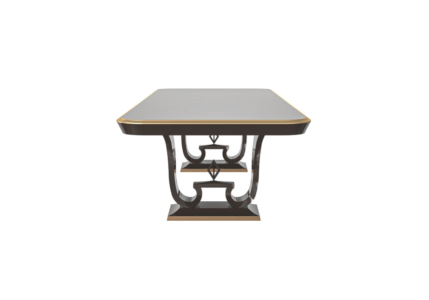 Contemporary Double Pedestal Table