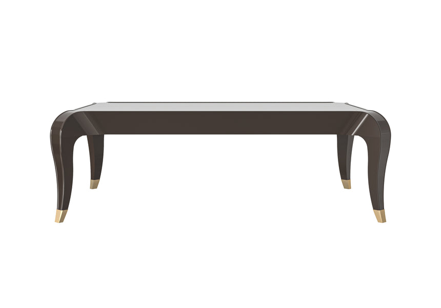 Sleek Rounded Corner Coffee Table