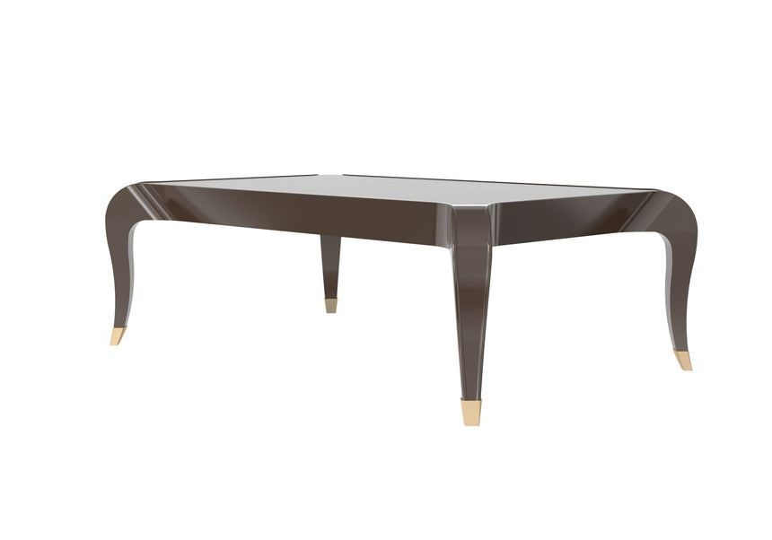 Sleek Rounded Corner Coffee Table