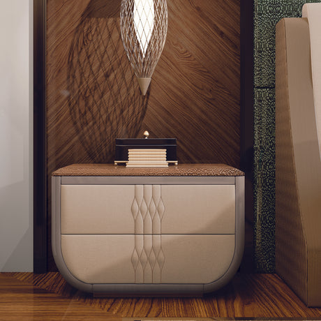 Modern Two-Drawers Nightstand