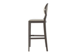 Oval Backrest Stool