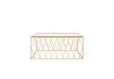 Geometric Luxury Rectangular Coffee Table