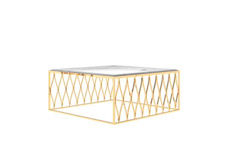 Geometric Luxury Rectangular Coffee Table