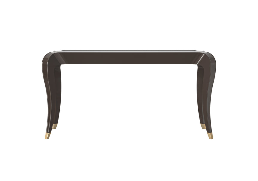 Elegant Gold Accent Console Table