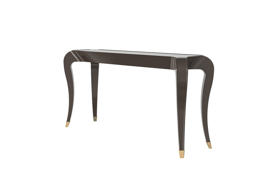 Elegant Gold Accent Console Table