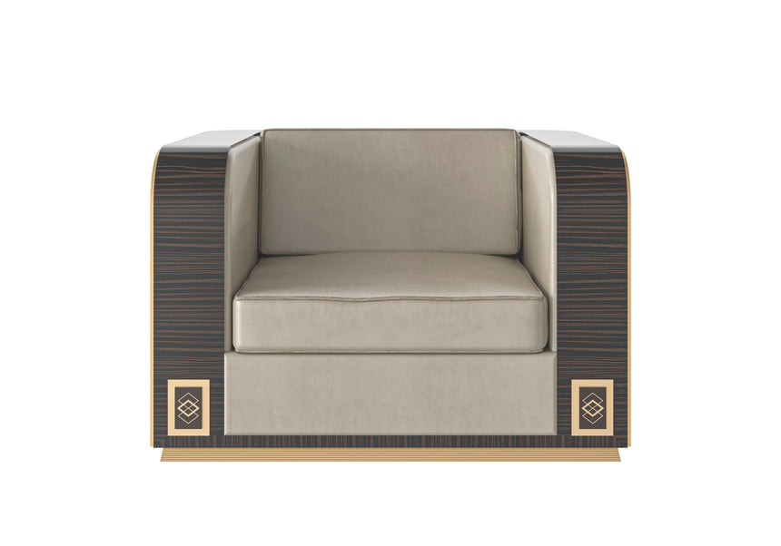 Art Deco-Inspired Armchair