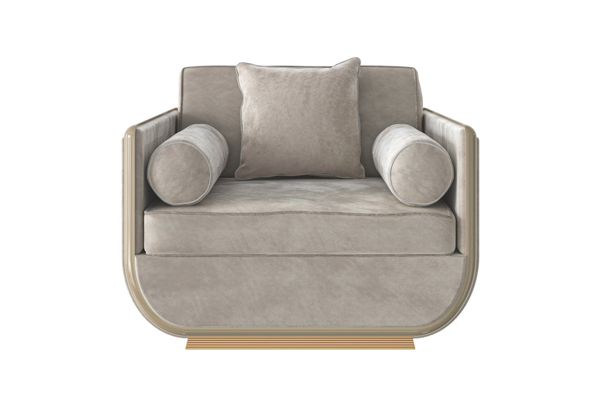 Contemporary Round Armchair