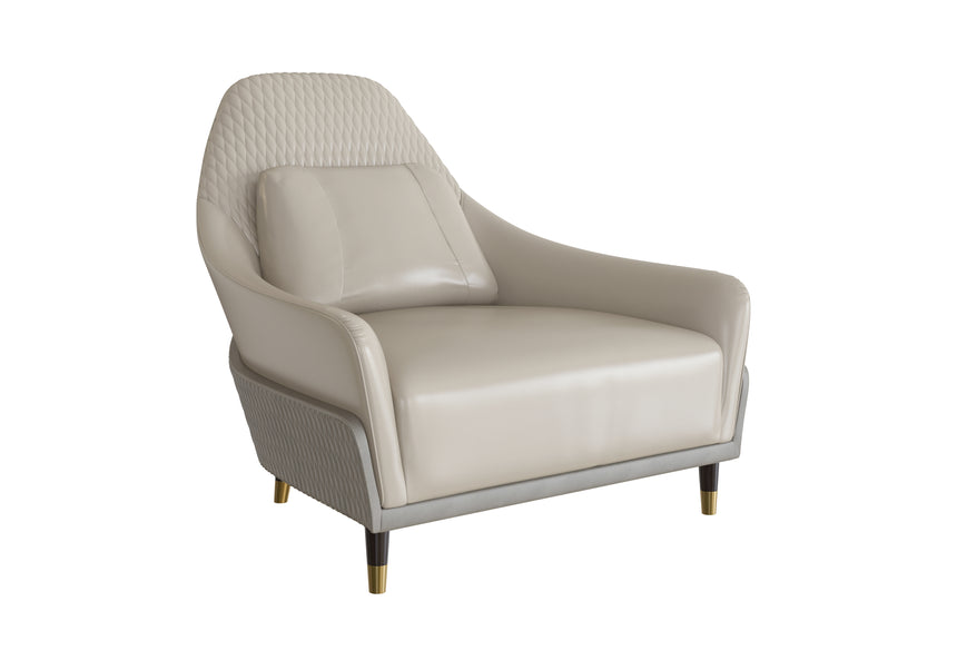 Elegant Quilted Armchair