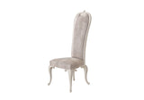 High-Back Velvet Chair