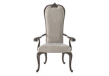 Classic Elegance Upholstered Chair with Armrests