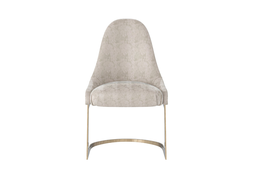 Contemporary Beige Upholstered Chair