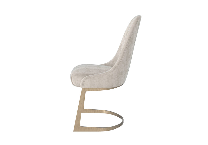 Contemporary Beige Upholstered Chair