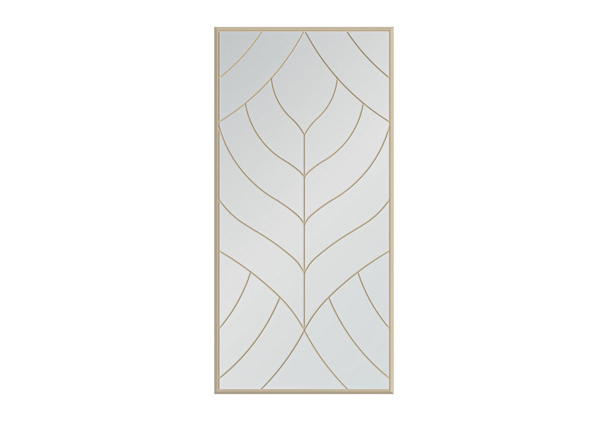 Leaf Pattern Mirror